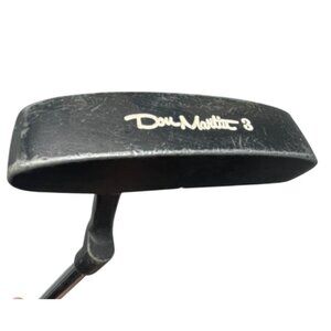Don Martin 8 Golf Putter Black Steel Shaft Rubber Grip READ